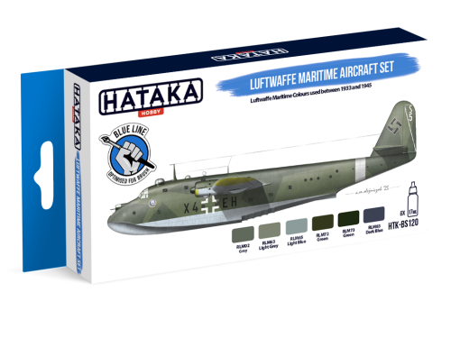 Zestaw farb Luftwaffe Maritime Aircraft Set 6x17ml Hataka HTK-BS120