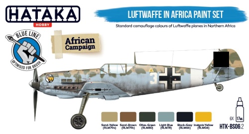 Zestaw farb Luftwaffe in Africa 6x17ml Hataka HTK-BS06.2