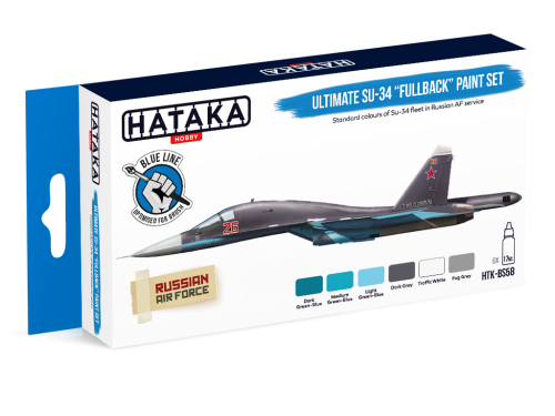 Zestaw farb Ultimate Su-34 "Fullback" 6x17ml Hataka BS58
