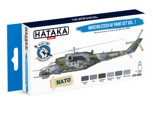 Zestaw farb Modern Czech AF Paint Set Vol. 1 6x17ml Hataka HTK-BS89