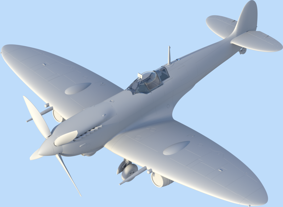 Zdjęcie Spitfire Mk.IXc "Beer Delivery" 1:48 ICM 48060