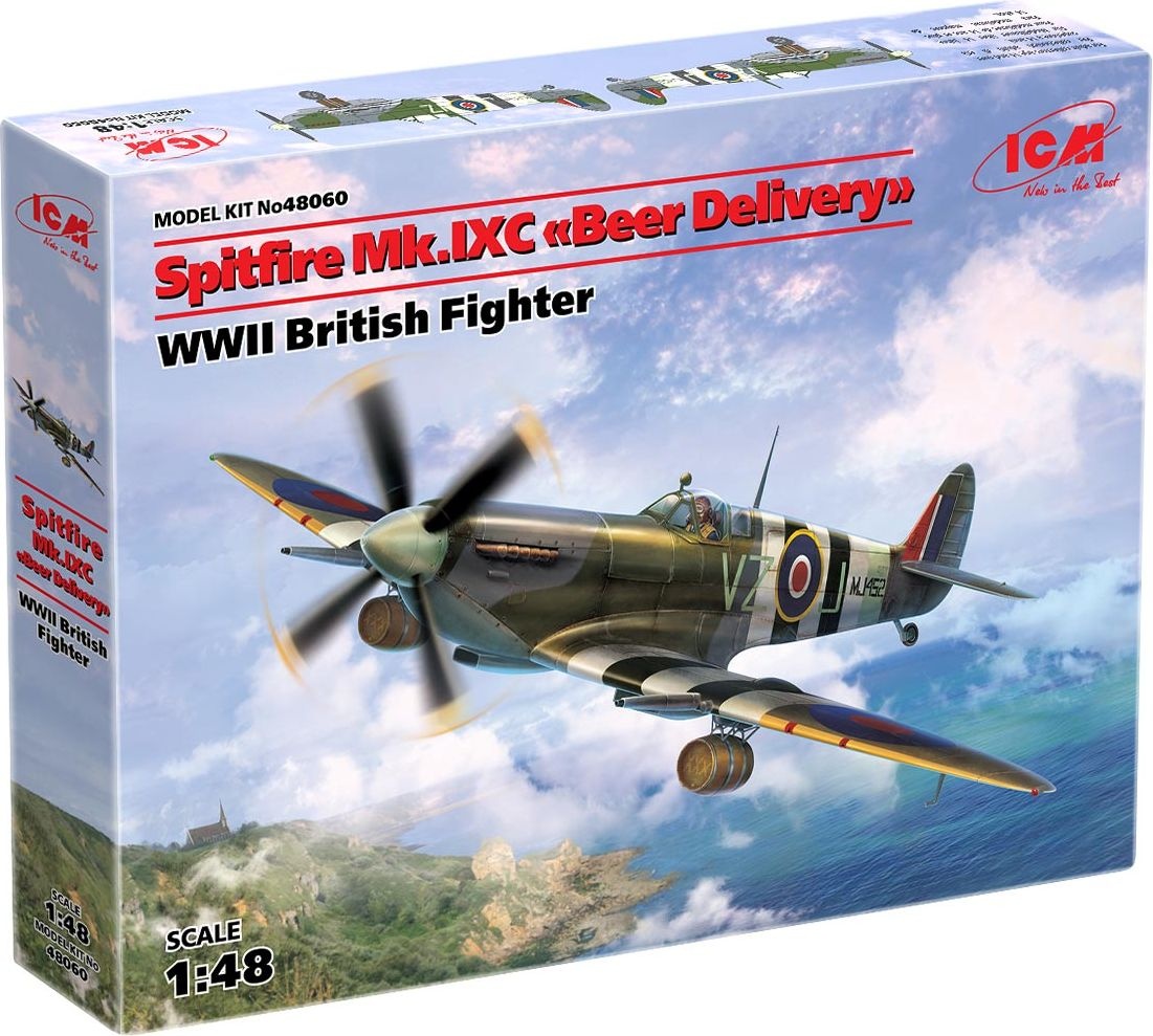 Zdjęcie Spitfire Mk.IXc "Beer Delivery" 1:48 ICM 48060