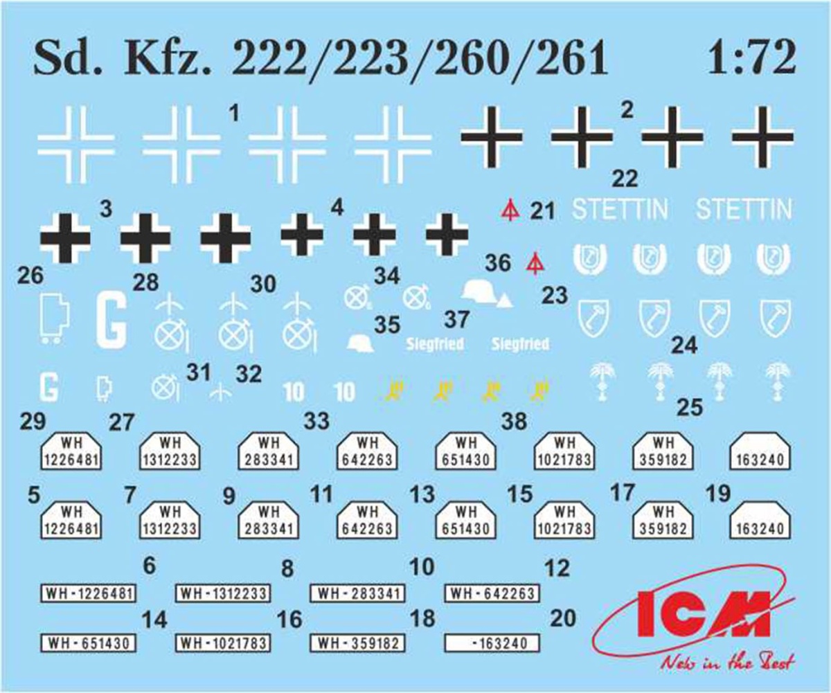 Zdjęcie Sd.Kfz.222 1:72 ICM 72411
