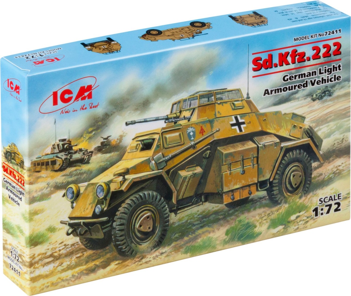 Zdjęcie Sd.Kfz.222 1:72 ICM 72411