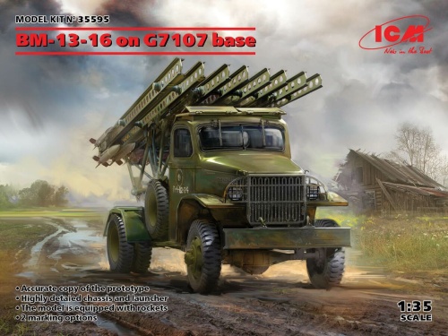 BM-13-16 na podwoziu G7107 1:35 ICM 35595