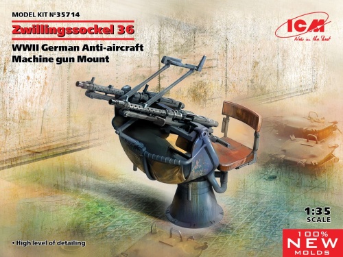 Zwillingssockel 36 1:35 ICM 35714