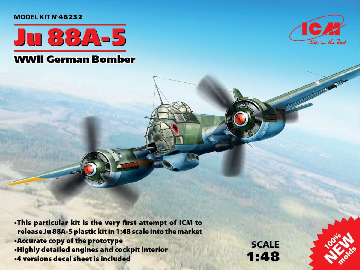 Zdjęcie Ju 88A-5 1:48 ICM 48232