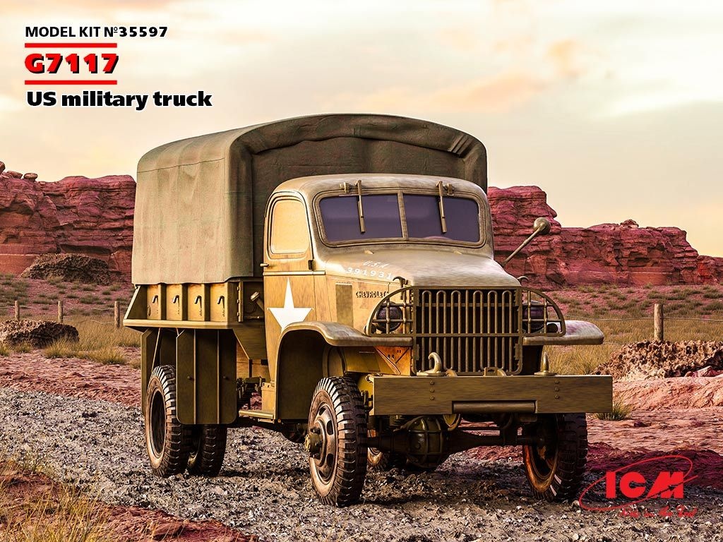 Zdjęcie G7117 US military truck 1:35 ICM 35597