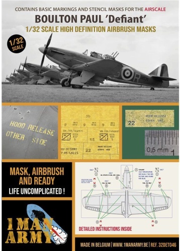 Boulton Paul 'Defiant' 1:32 1 Man Army 32DET046