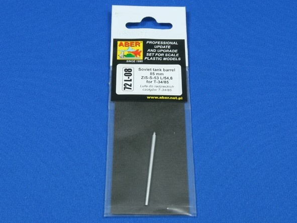 Zdjęcie Lufa 85 mm ZiS-S-53 L/54,6 do T-34/85 1:72 ABER 72L08