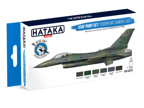 Zestaw farb USAF European Camouflage 6x17ml Hataka HTK-BS10