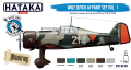 Zdjęcie Zestaw farb WW2 Dutch AF Paint Set Vol. 1 6x17ml Hataka HTK-BS107