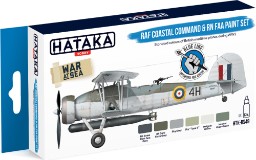 Zestaw farb RAF Coastal Command & RN FAA 6x17ml Hataka BS49
