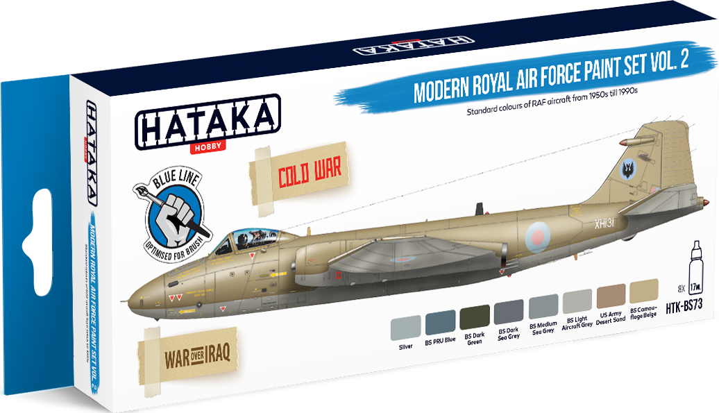Zdjęcie Zestaw farb Modern Royal Air Force Paint Set Vol. 2 8x17ml Hataka HTK-BS73