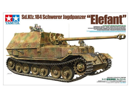 German Heavy Tank Destroyer Elefant 1:35 Tamiya 35325