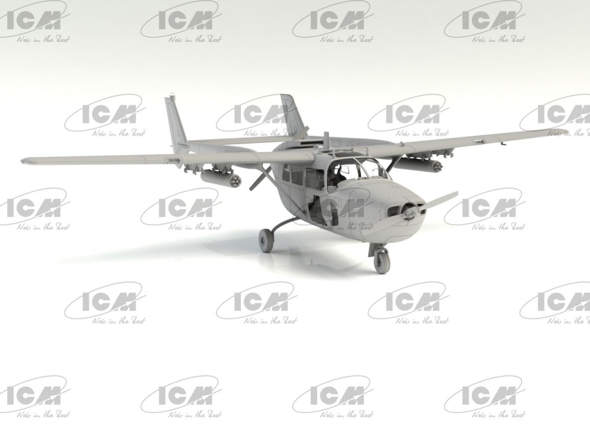 Zdjęcie O-2A Skymaster (późna produkcja) 1:48 ICM 48292