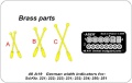 Zdjęcie Niemieckie wskaźniki szerokości do Sd.Kfz. 221/222/223/231/232/234/250/251 1:48 Aber 48A19