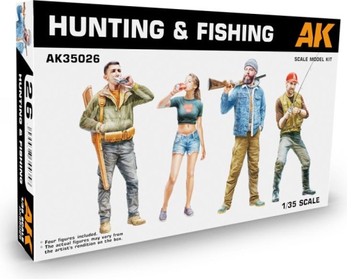 Hunting & Fishing 1:35 AK Interactive AK35026
