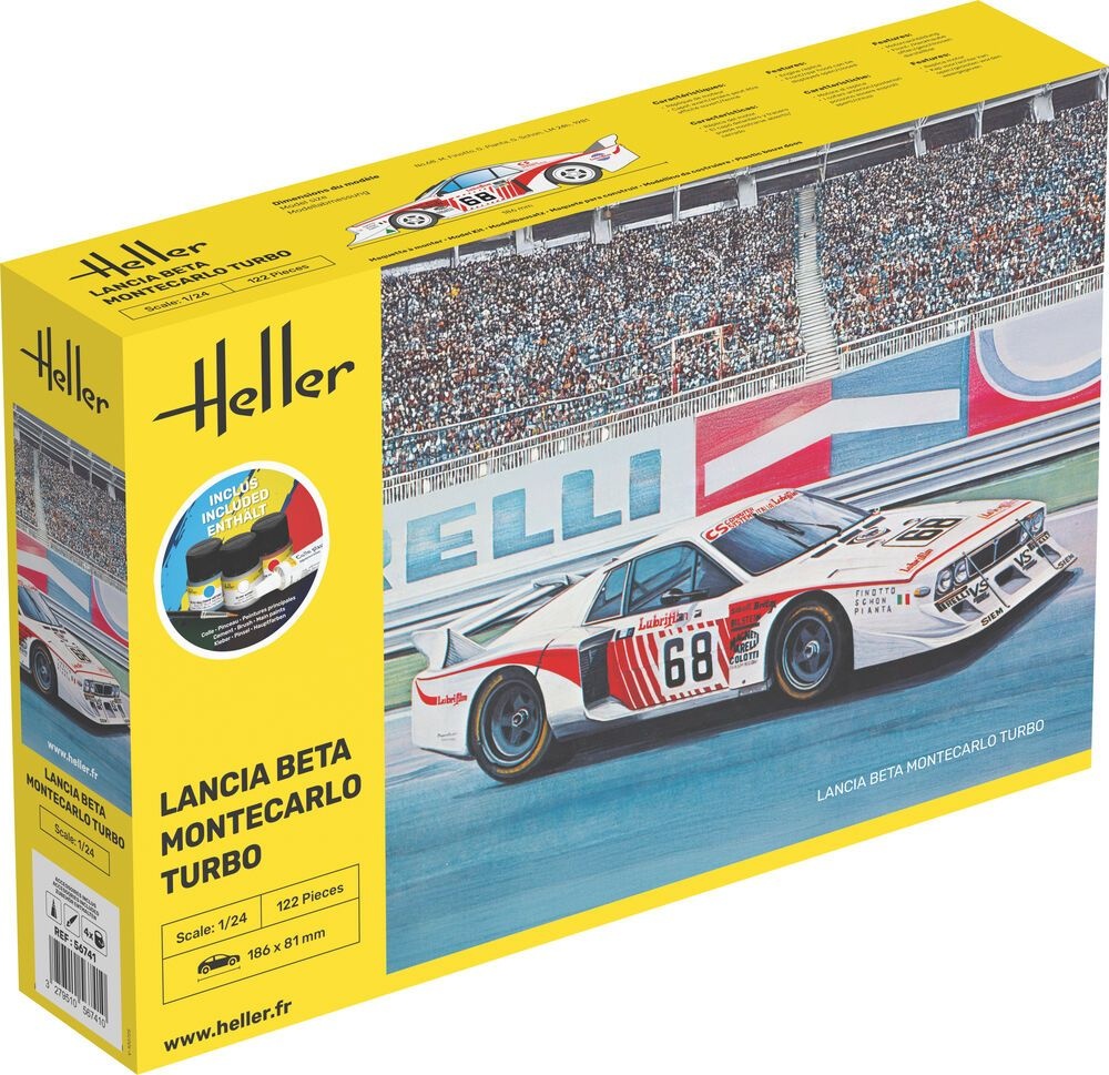 Zdjęcie Lancia Beta Montecarlo Turbo 1:24 Heller 56741 STARTER KIT