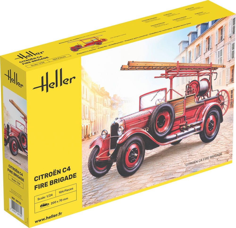 Zdjęcie Citroën C4 Fire Brigade 1:24 Heller 80733