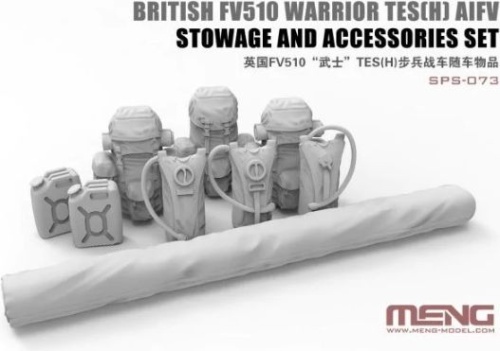 British FV510 Warrior TES(H) AIFV Stowage and Accessories Set 1:35 Meng SPS-073