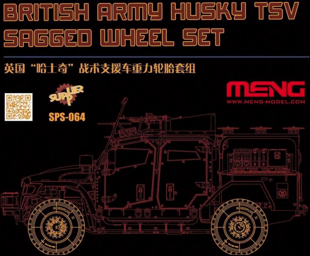 Zdjęcie Husky TSV Zestaw kół z ugięciem 1:35 Meng SPS-064