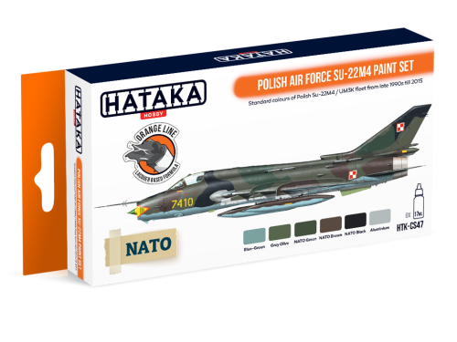 Zestaw farb Polish Air Force Su-22M4 6x17ml Hataka HTK-CS47
