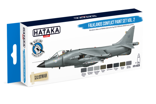 Zestaw farb Falklands Conflict Paint Set Vol. 2 8x17ml Hataka HTK-BS28
