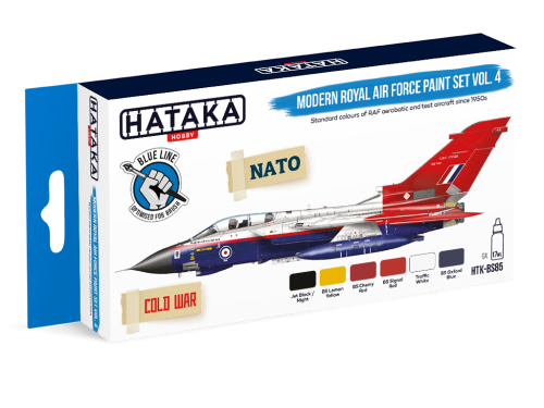 Zestaw farb Modern Royal Air Force Paint Set Vol. 4 6x17ml Hataka HTK-BS85