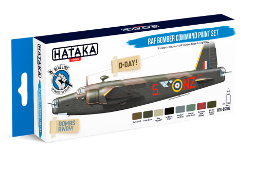Zestaw farb RAF Bomber Command 8x17ml Hataka BS102