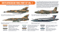 Zdjęcie Zestaw farb South African Air Force Paint Set Vol. 1 6x17ml Hataka HTK-CS50