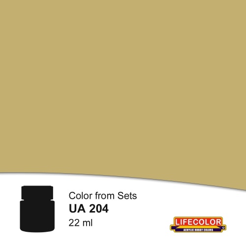 Lifecolor UA204 Dunkelgelb 22ml farba UA204