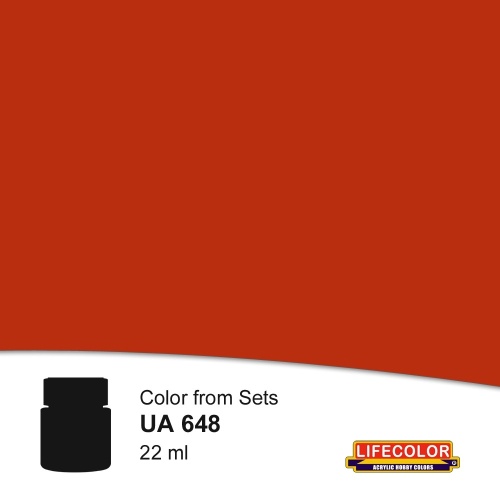 Lifecolor UA648 Imperial Japanese Navy Antifouling Hull Red 22ml farba UA648