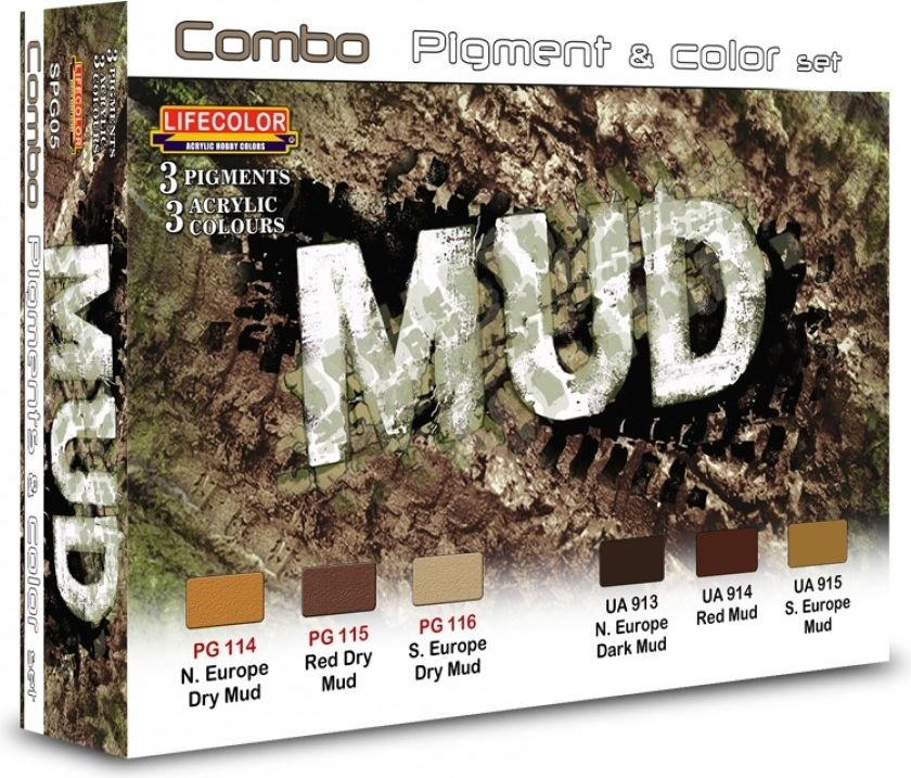 Zdjęcie Zestaw farb Mud 6x22ml Lifecolor SPG05