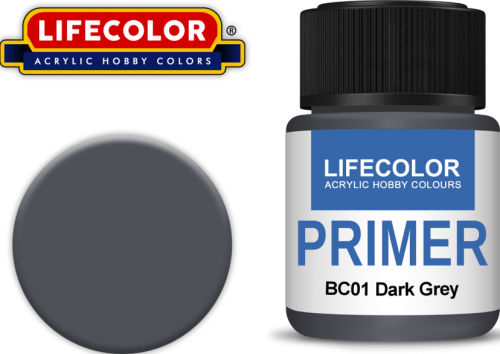 Lifecolor BC01 Panzer Dark Grey 22ml farba BC01