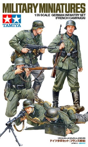 German Infantry Set (French Campaign) 1:35 Tamiya 35293