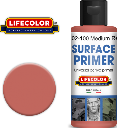 Lifecolor BC02-100 Medium Red 100ml farba BC02100