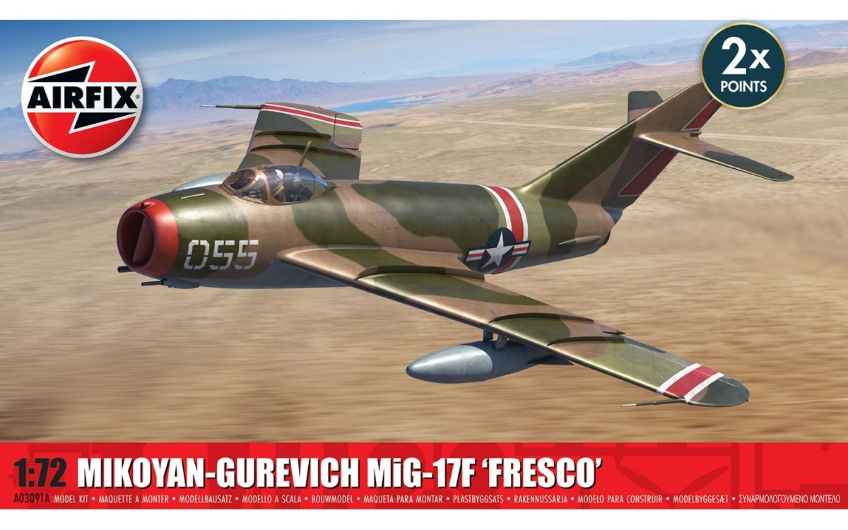 Zdjęcie Mikoyan-Gurevich MiG-17F 'Fresco' 1:72 Airfix 03091A