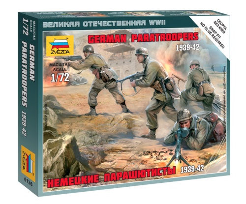Niemieccy spadochroniarze 1939-1942 1:72 Zvezda 6136
