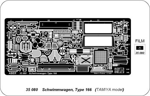 Zdjęcie Schwimmwagen Type 166 1:35 ABER 35080