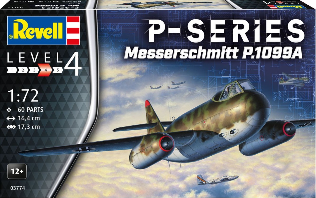 Zdjęcie Messerschmitt P.1099A 1:72 Revell 03774