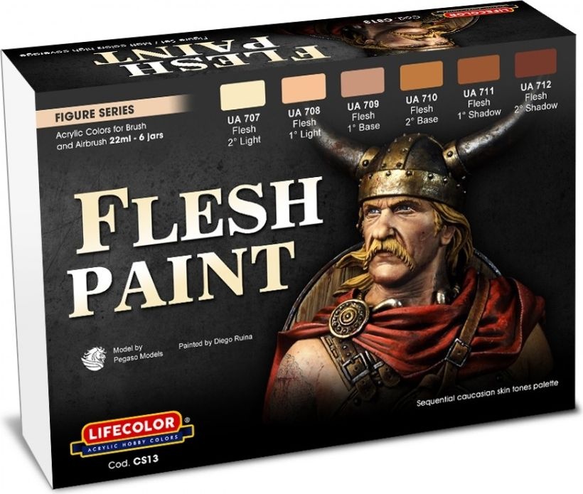 Zdjęcie Zestaw farb Flesh Paint 6x22ml Lifecolor CS13