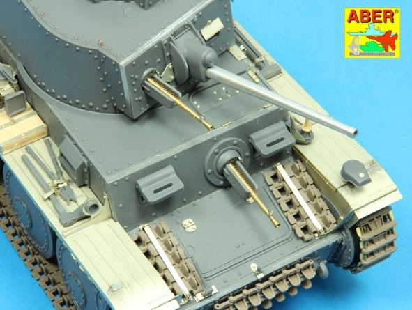 Zdjęcie Lufa do niemieckiej armaty czołgowej 3,7 cm KwK A 7 L/42 do Pz.Kpfw. 38(t) 1:16 ABER 16L07