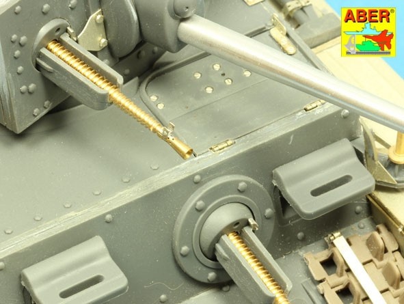 Zdjęcie Lufa do niemieckiej armaty czołgowej 3,7 cm KwK A 7 L/42 do Pz.Kpfw. 38(t) 1:16 ABER 16L07