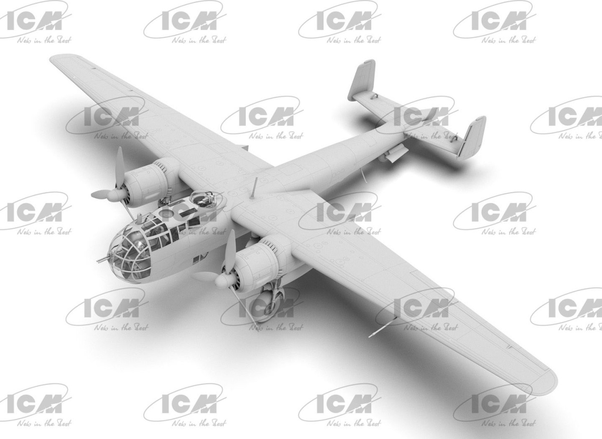 Zdjęcie Dornier Do 217K-2 z bombami szybującymi Fritz-X 1:48 ICM 48275