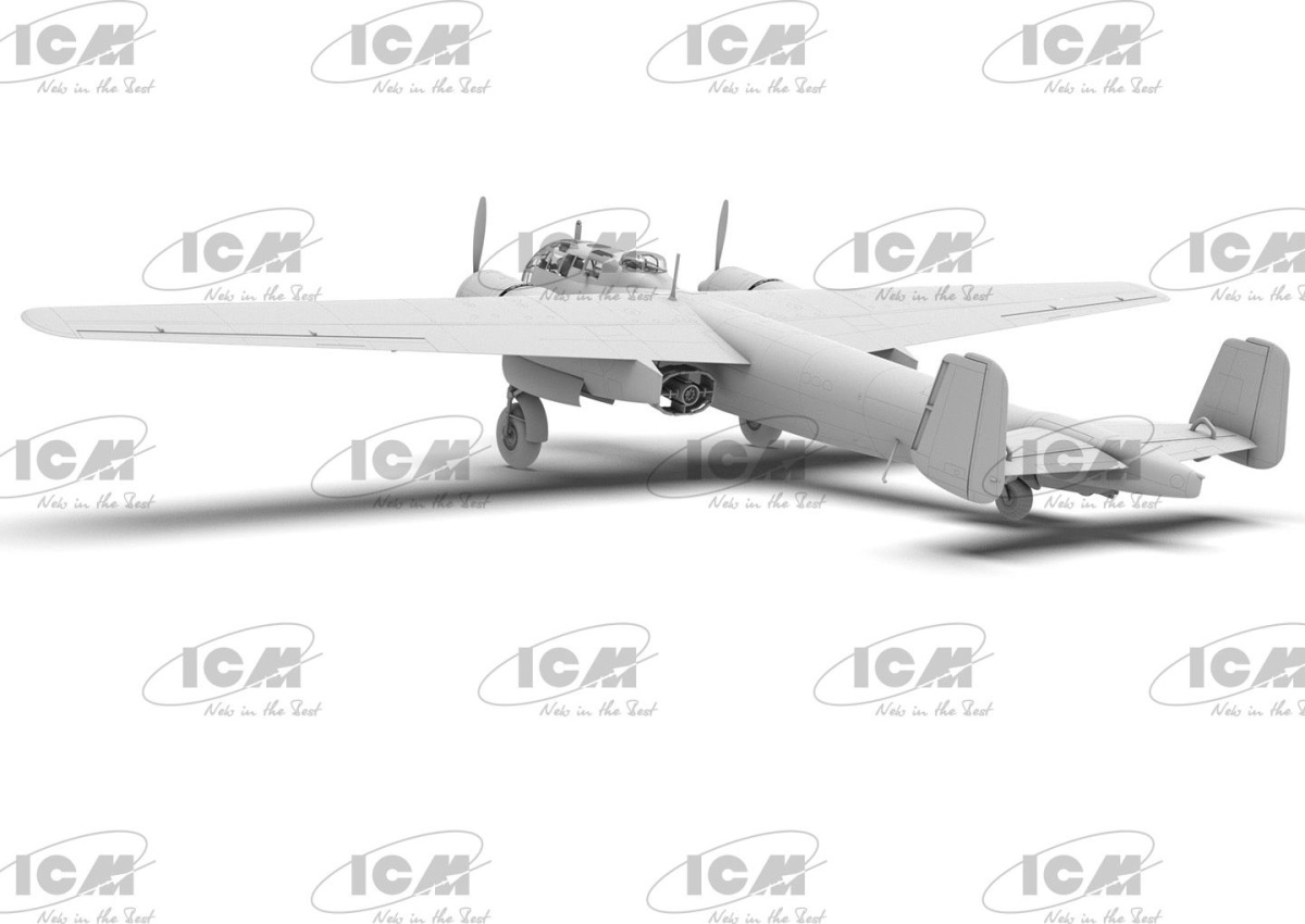 Zdjęcie Dornier Do 217K-2 z bombami szybującymi Fritz-X 1:48 ICM 48275