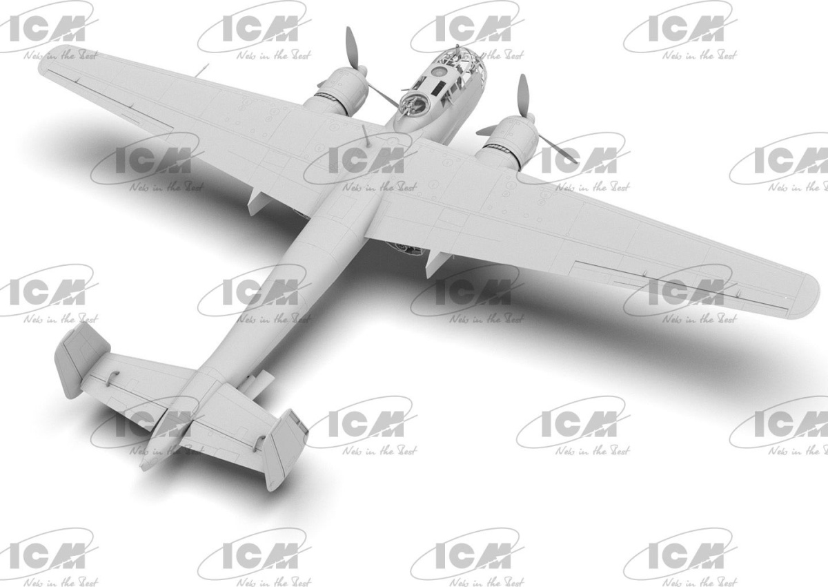 Zdjęcie Dornier Do 217K-2 z bombami szybującymi Fritz-X 1:48 ICM 48275