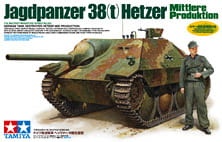 Zdjęcie dodatkowe produktu Jagdpanzer 38(t) Hetzer German Tank Destroyer 1:35 Tamiya 35285