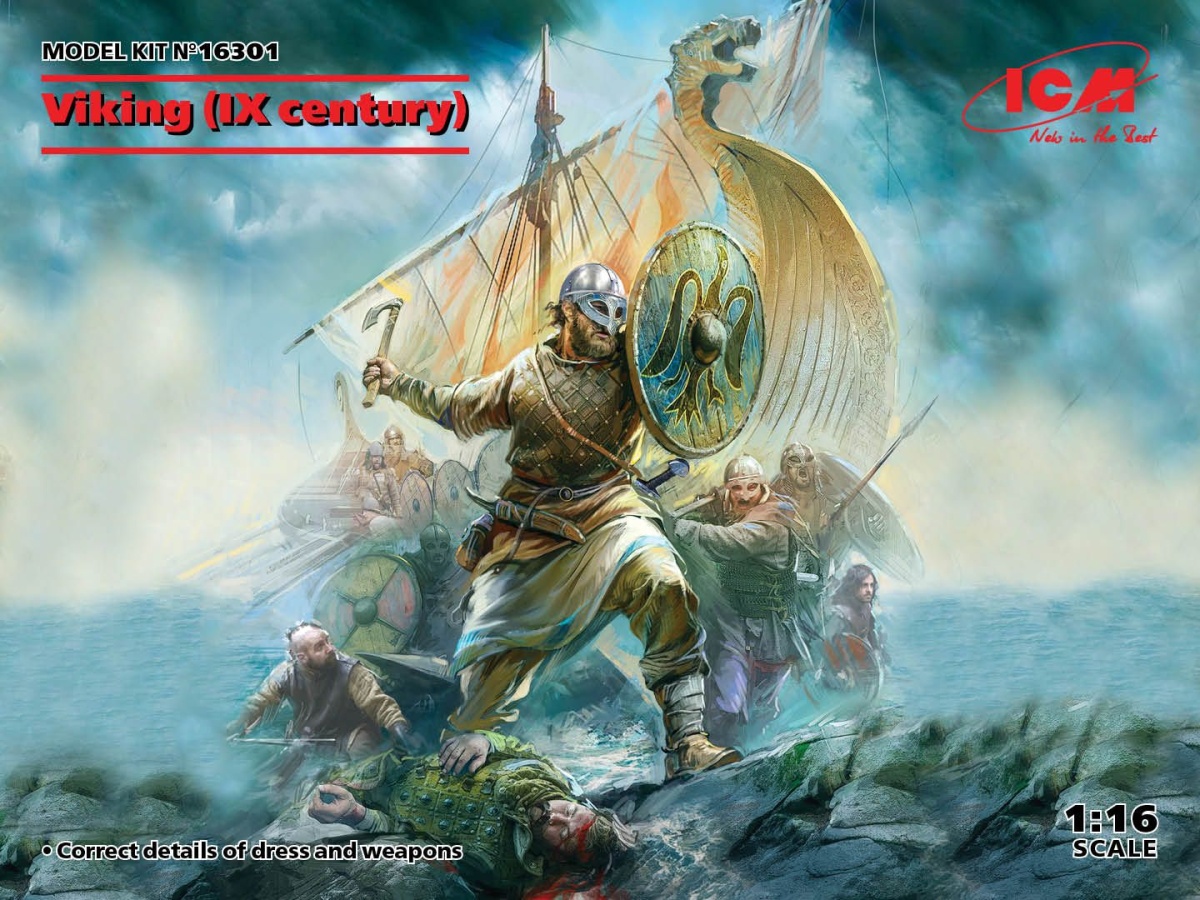 Zdjęcie Wiking (IX wiek) 1:16 ICM 16301