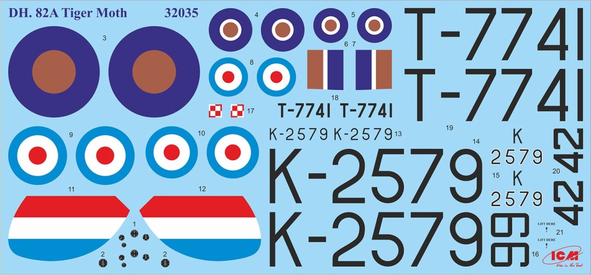 Zdjęcie DH. 82A Tiger Moth 1:32 ICM 32035